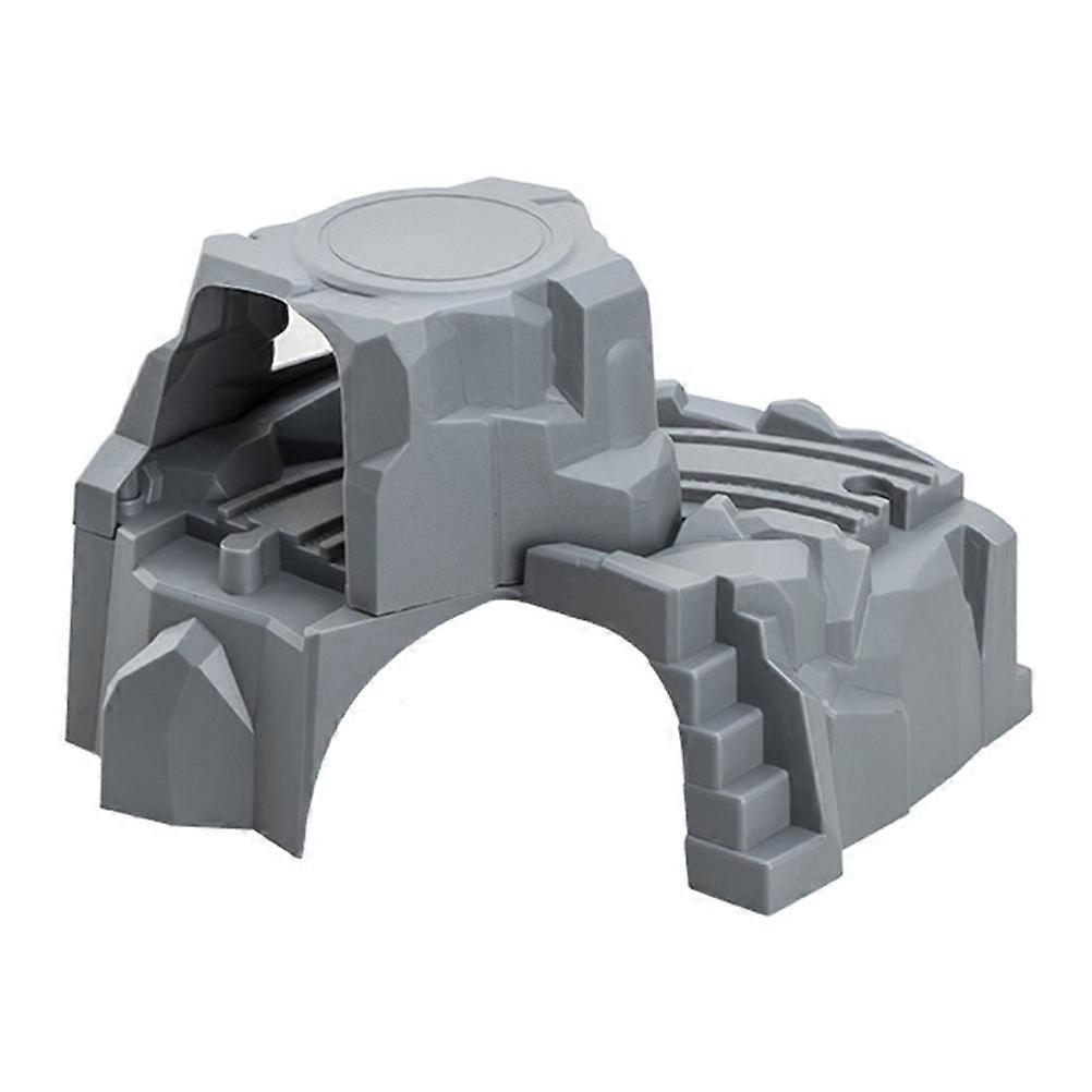Railway Scene Model Plastic Train Tunnel Toy for Kids 3Pcs Set