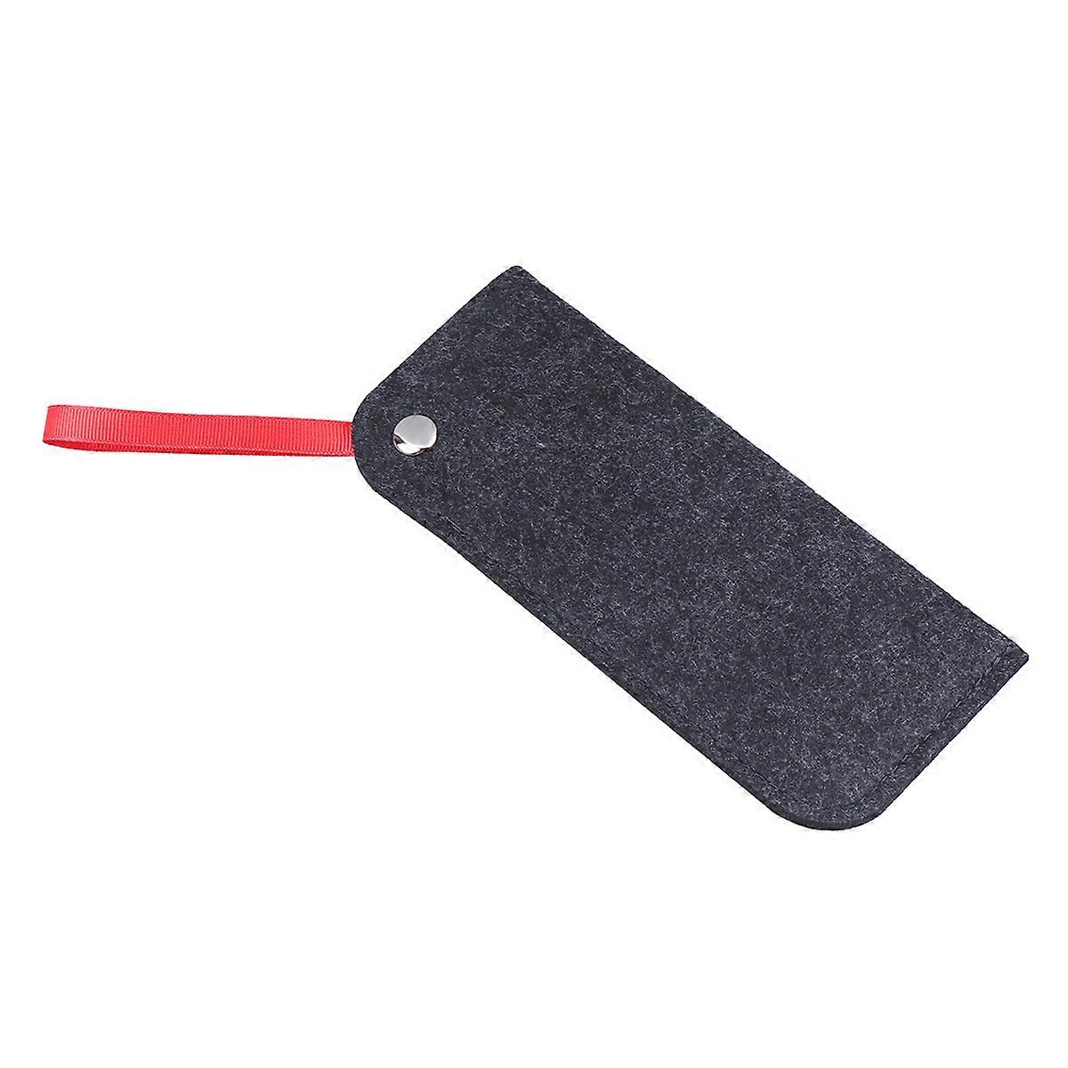 Glasses Case with Loop for Storage 4Pcs Black Felt Sunglasses Pouches