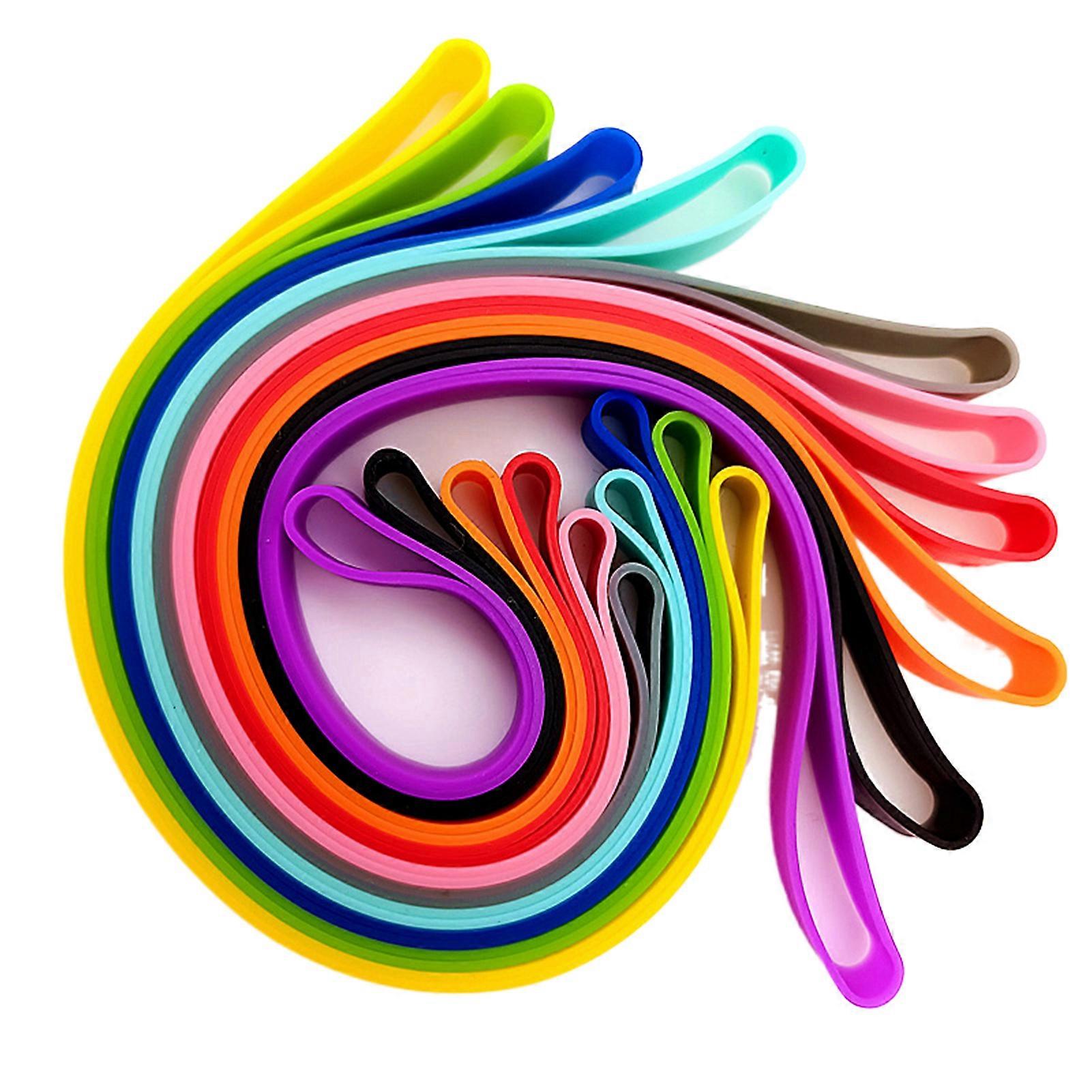 10pack/lot Rubber Band Assorted Sizes Multipurpose Elastic Durable Office Rubber Bands Elastic Bands