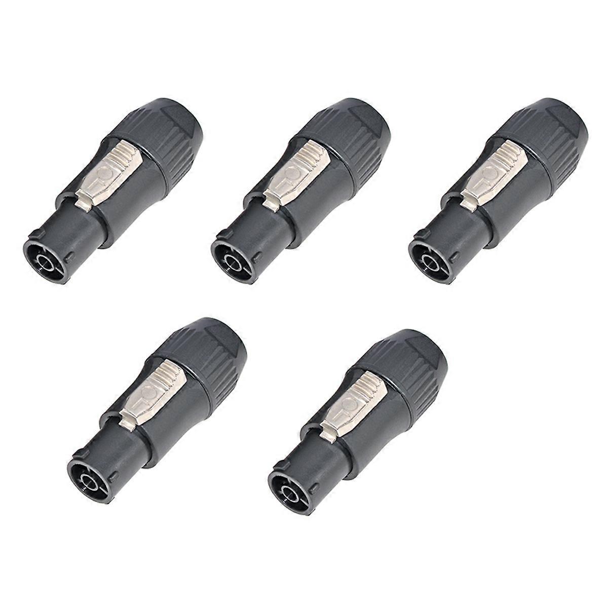 LED Display Plug Lighting Equipment Power Connector Plugs, A-Silver