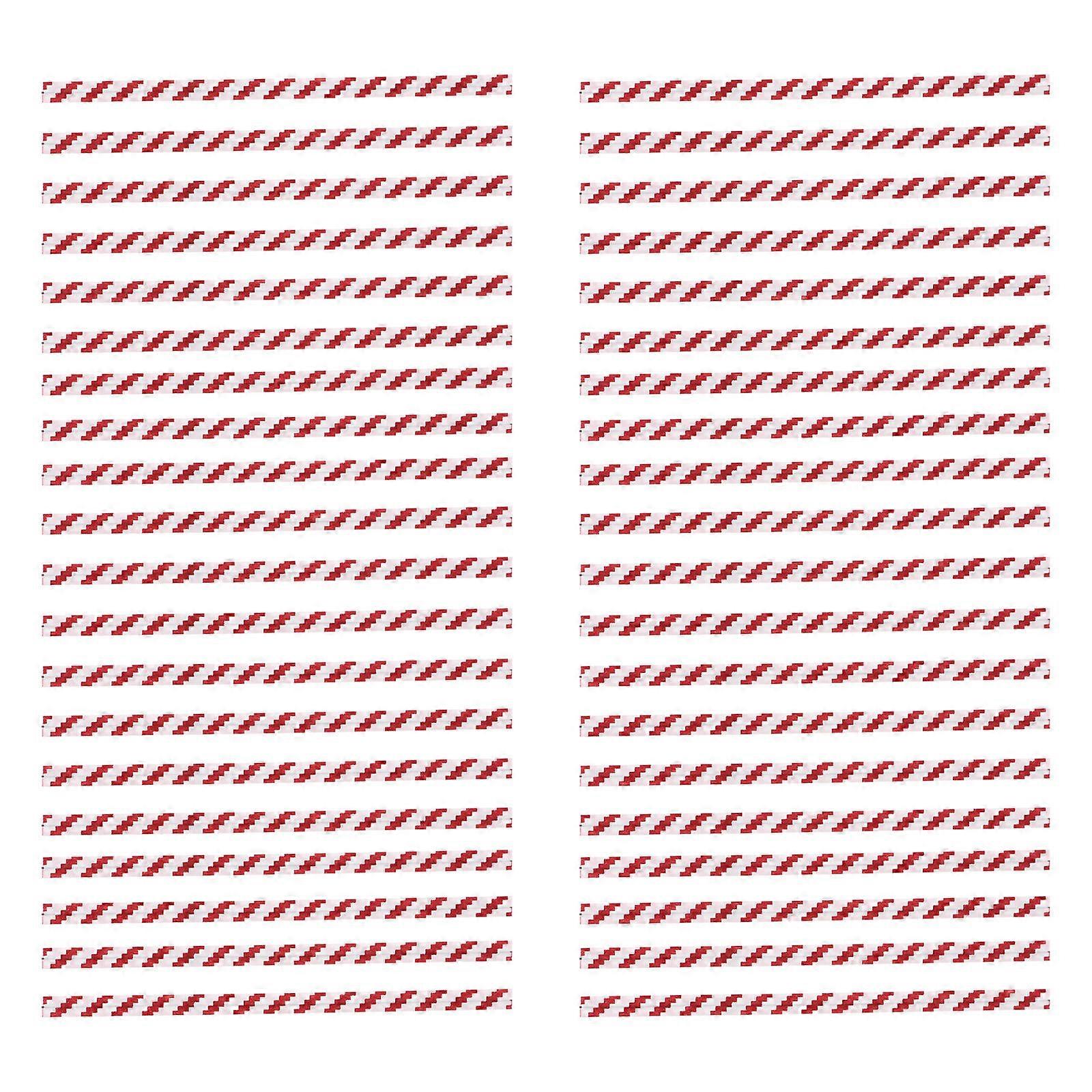 Red Bread Bag Ties for Packing 2800Pcs Stripe Closure