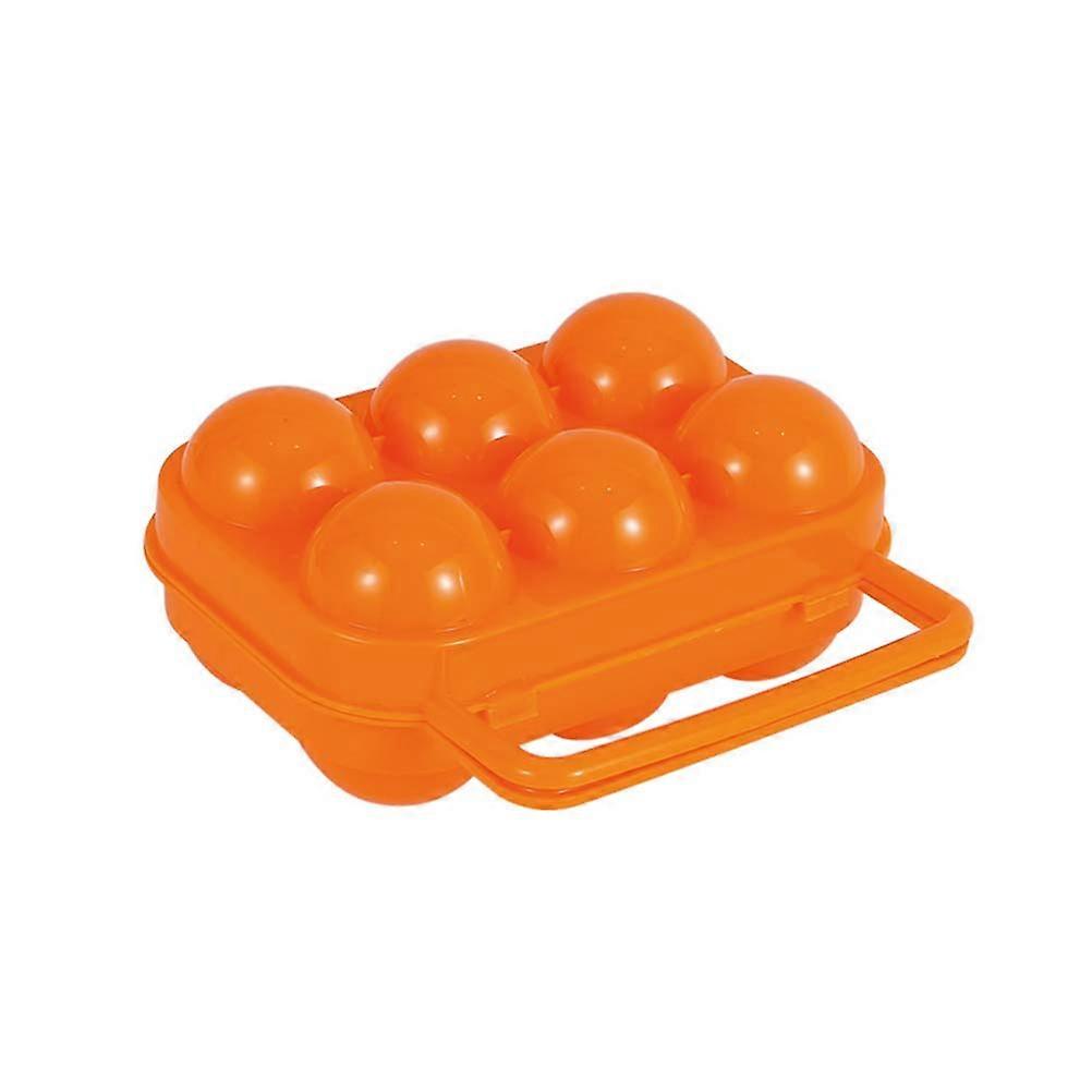 Portable Egg Container Rectangular Shape for Camping and Travelling Safe Storage Good Sealing Effect PP Material 3Pcs