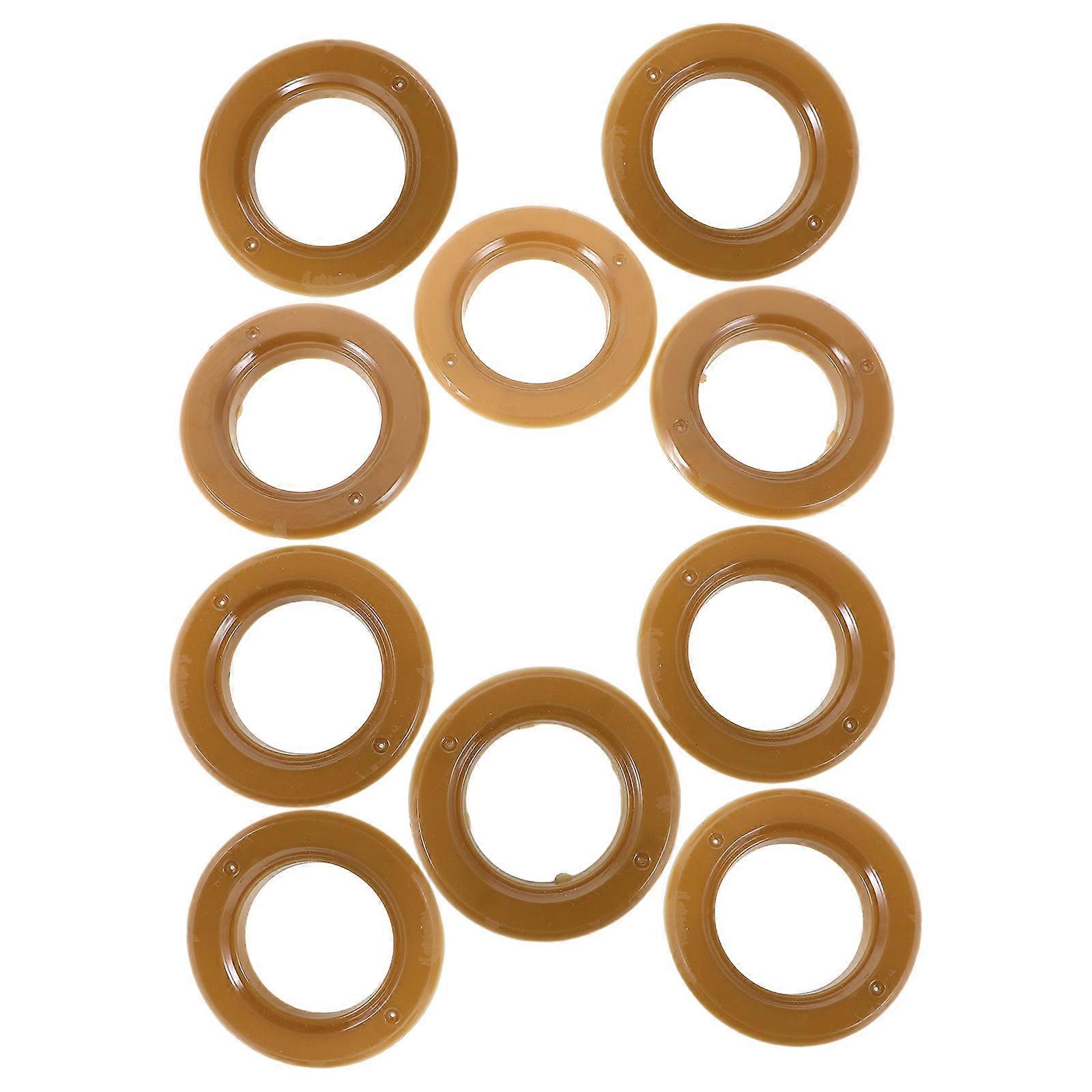 Birdhouse Predator Protection Guard for Nesting 30Pcs Plastic Round Hole Plate