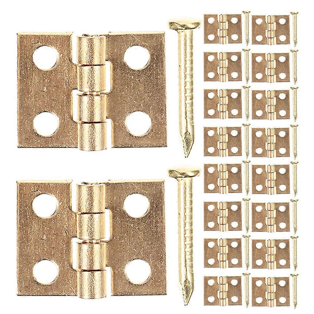Small Hinges for Jewelry Box Brass Mini Hinges for Crafting 150Sets