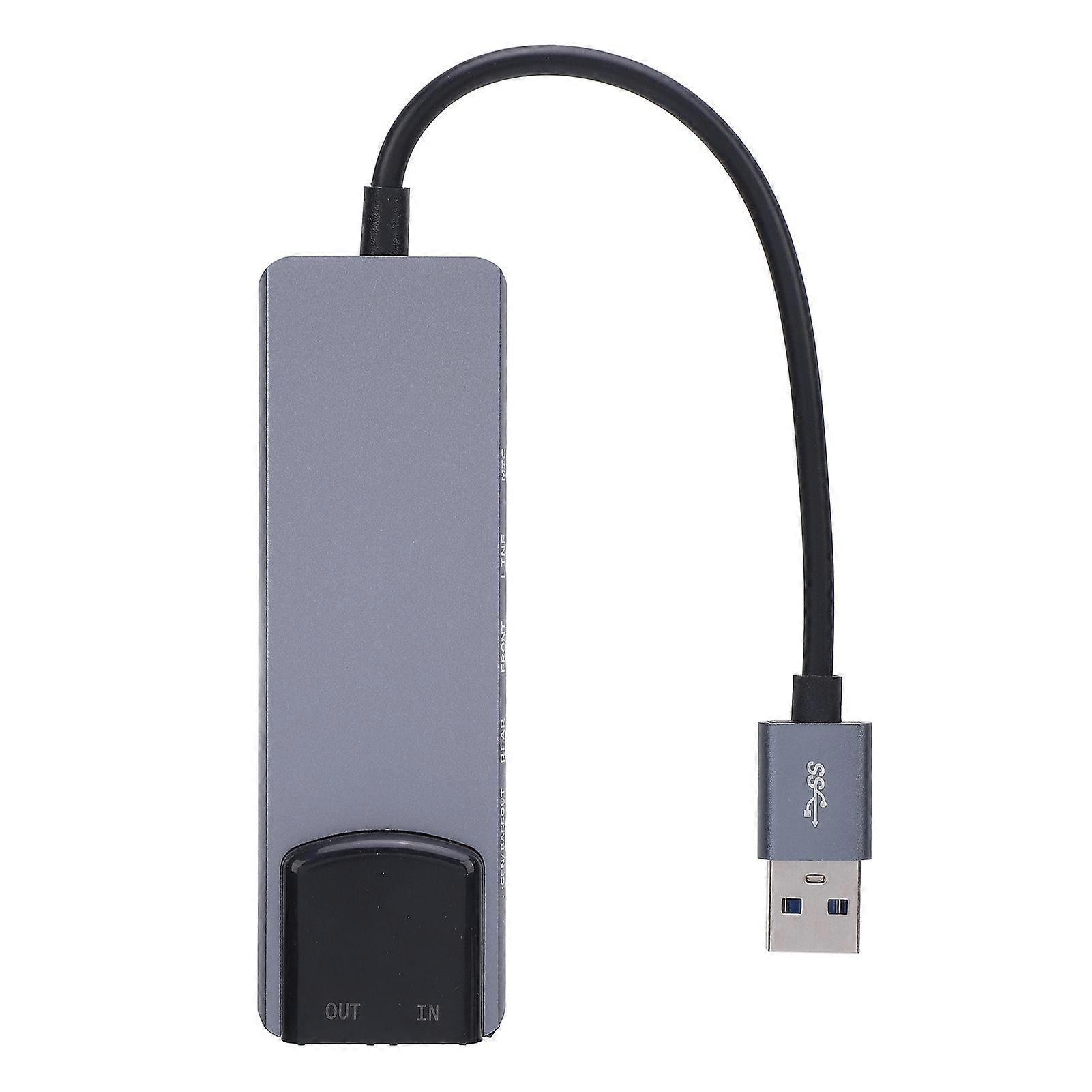 External Sound Card Mixing Support Optical Input Output 5.1 7.1 Channel Noise Reduction USB Sound Card Adapter for Win 98 ME 2000 XP 7 8
