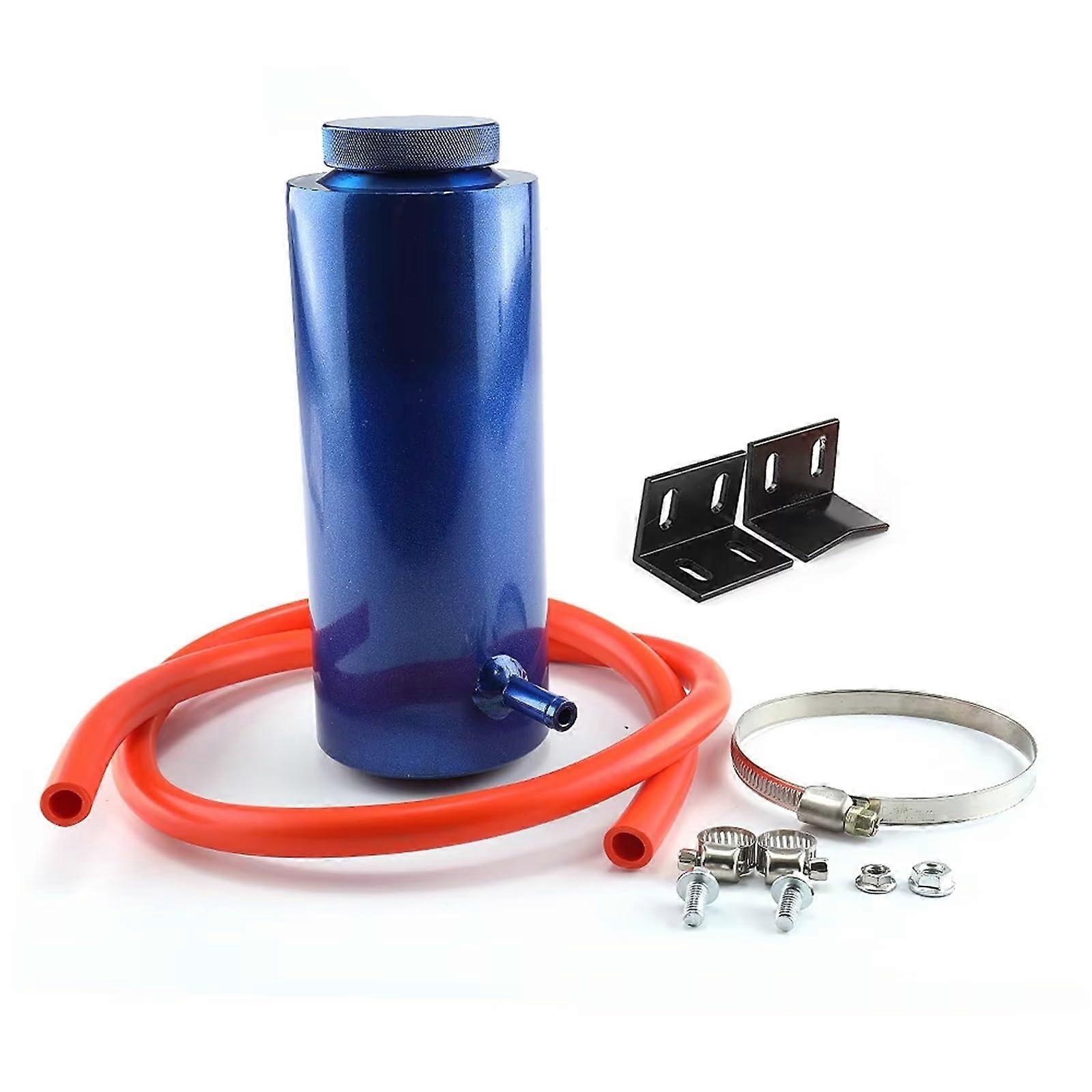 Universal Radiator Coolant Tank 800ml Aluminum Overflow Reservoir Coolant Expansion Catch Bottle Car Styling Blue