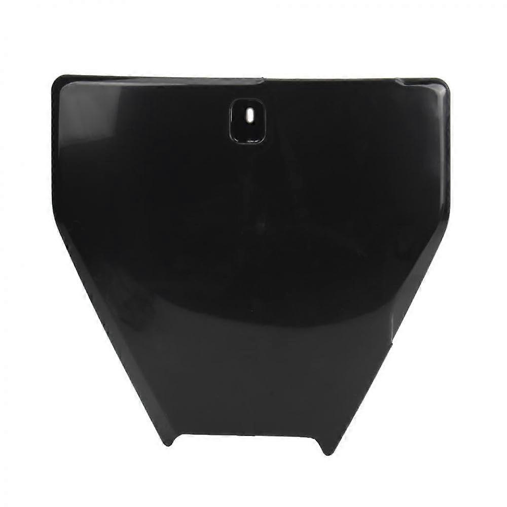 65 Fairing Front Number Plate for Off-Road Racing Motocross Scooter Motorcycle Accessories - Black Plastic Replacement Part