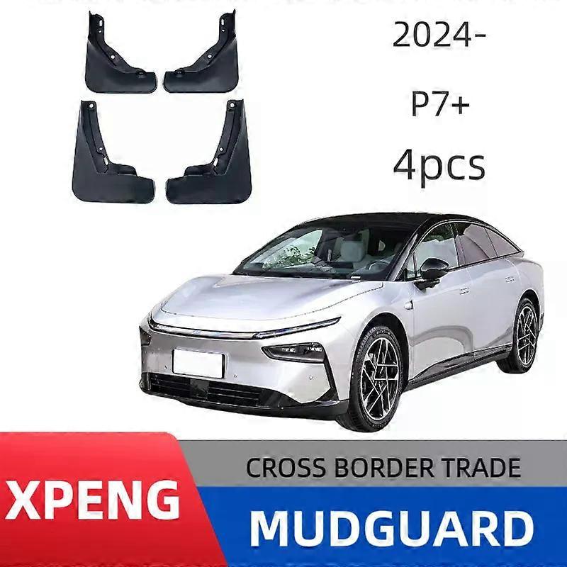 Apply Mudguards For 2024 Xpeng P7+ Mud Flaps Mudflap Front Rear Fender Anti-splash Mudguards Guard Splash Car Accessories