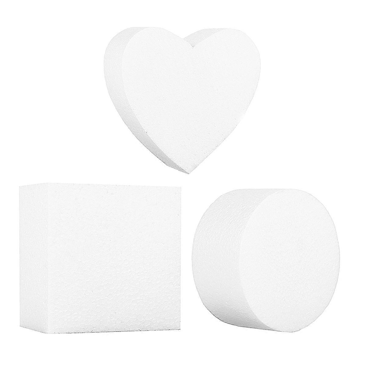 Cake Mold for Baking Use White Round Heart Square 45Pcs Collection