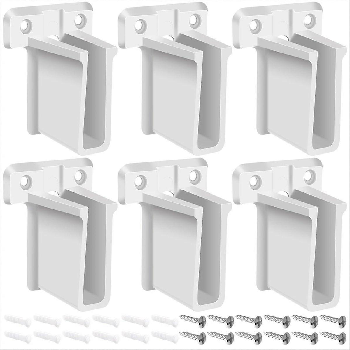6 Pack Wire Shelf End Brackets Closet Shelves Brackets Wall Mount