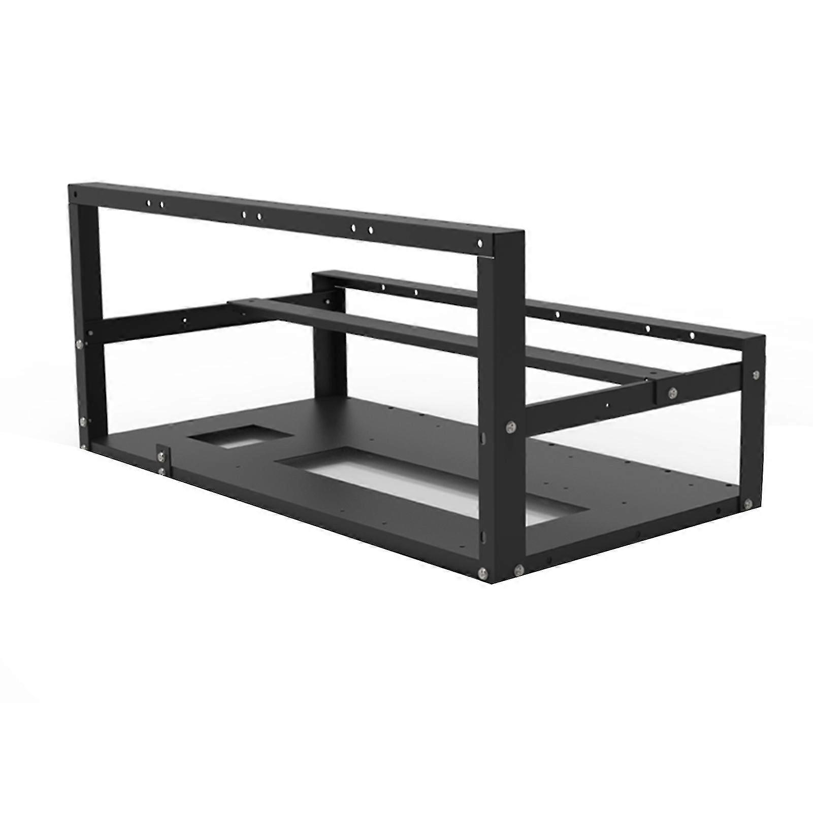 Stackable Mining Case for 6/8 GPUs - Open Rig Frame for ETH/ETC/ZEC with Motherboard Bracket & Accessories