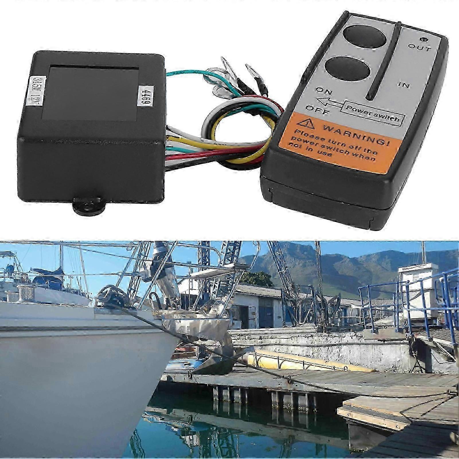 Marine Boat Anchor Remote Windlass Wireless Switch And Trim Controller Accessory