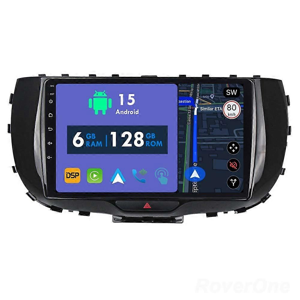 Car Radio 6G+128G CarPlay GPS Navigation Head Unit for Kia Soul SK3 2019 2020 Android Auto Bluetooth Stereo Touch Screen