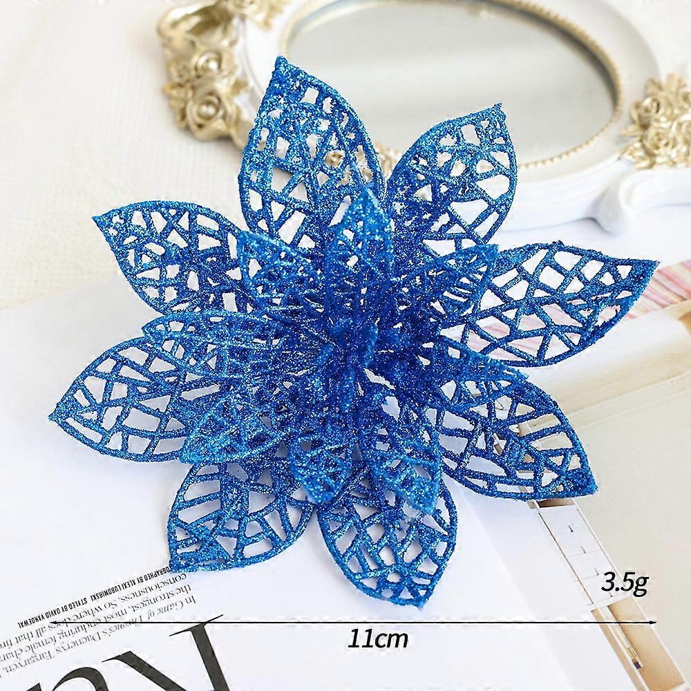 Artificial Simulation Flower Wedding Christmas Tree Decorations 4pcs DG5