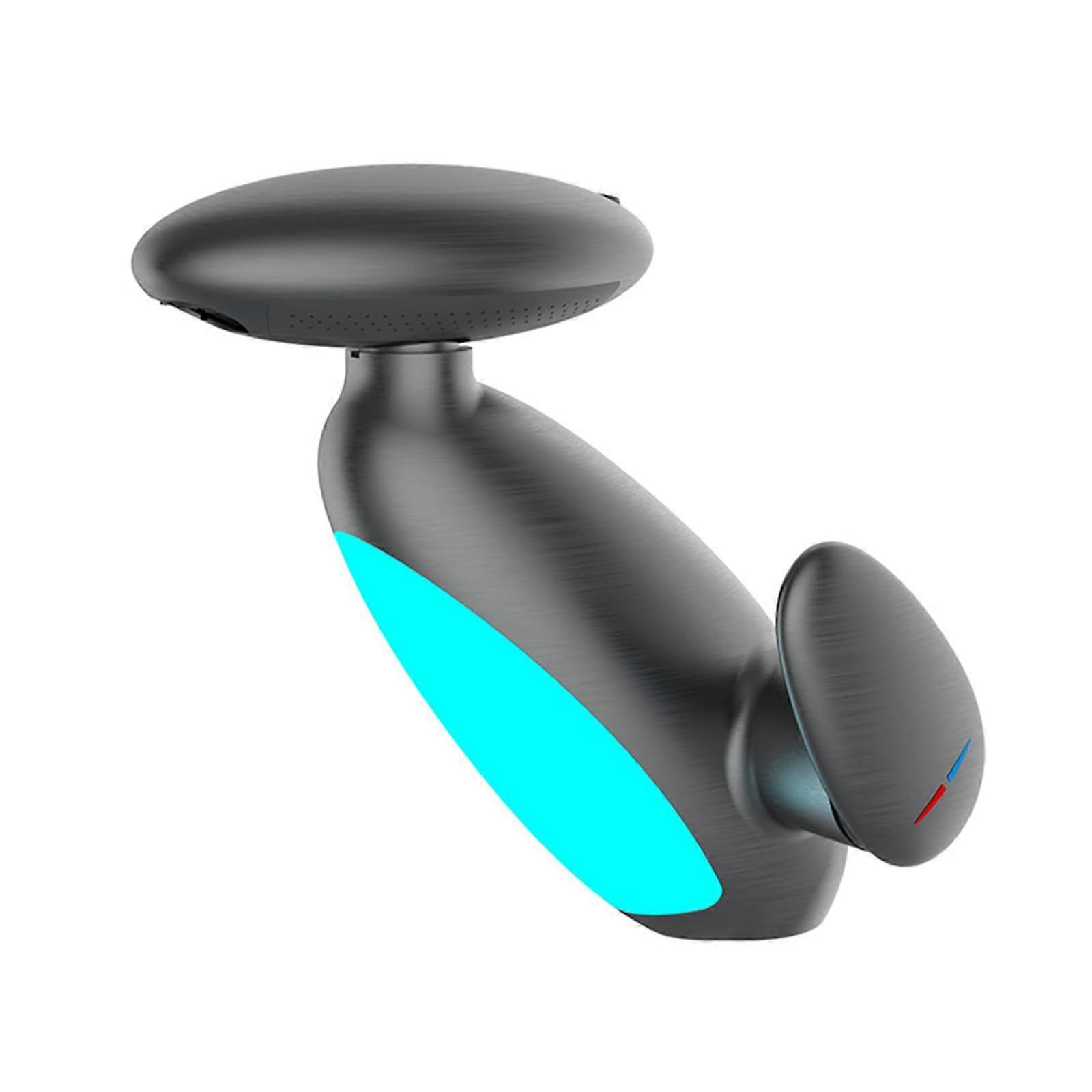 Faucet 4 Modes Smart LED Bathroom Faucet Waterfall Vessel Sink Grey 20X20X12 Cm