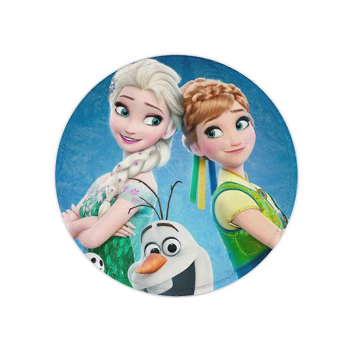 Frozen Round mouse pad animation desk mat entertainment computer desk mat
