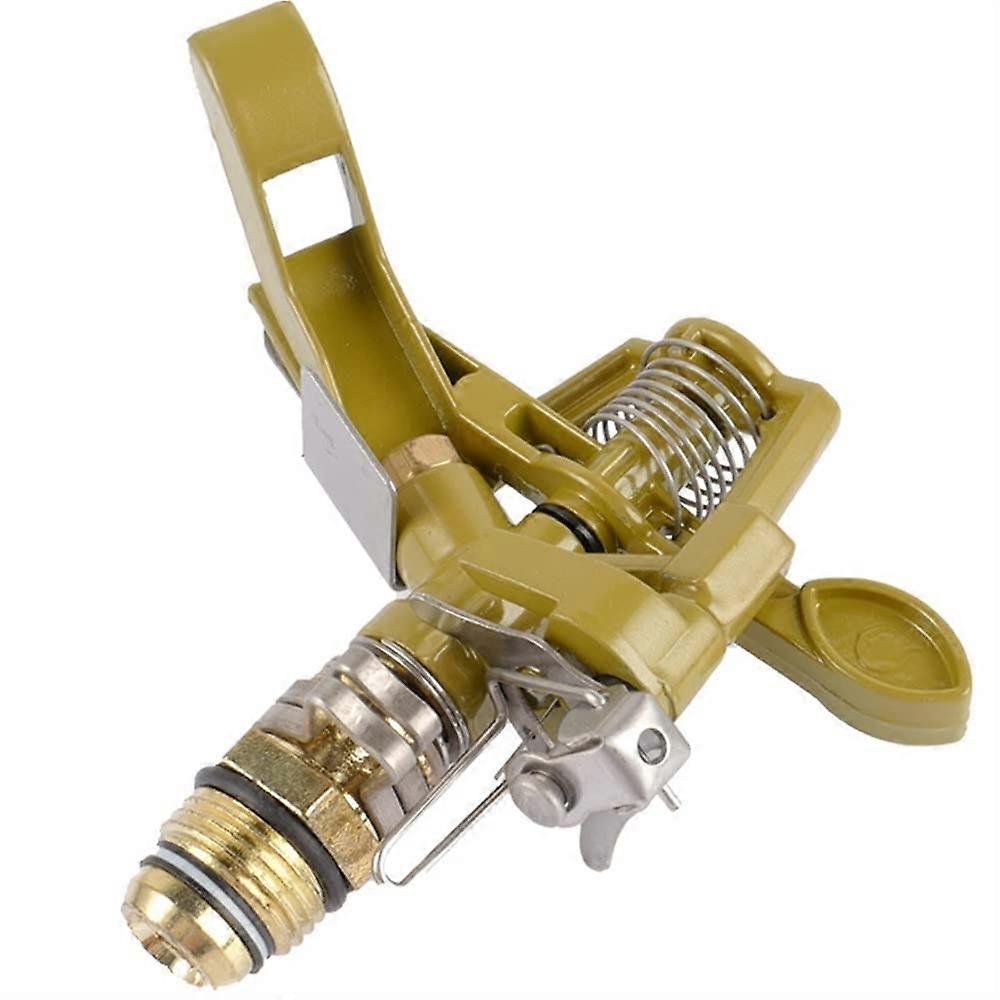 Irrigation Sprinkler 1/2 Inch Zinc Alloy Adjustable Rocker Sprinkler With Rotating Angle Control For Lawn And Garden