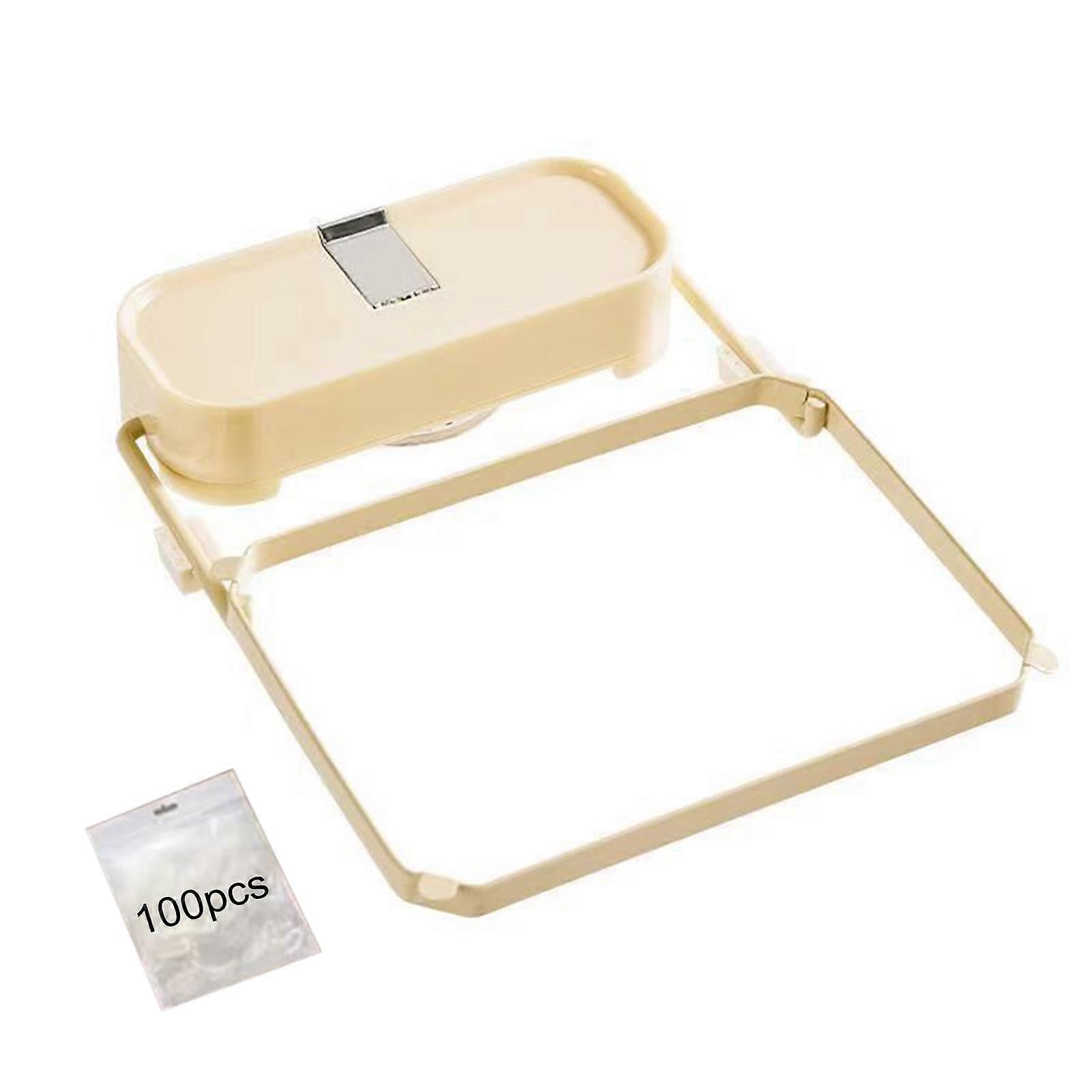 Hariumiu Sink Strainer with Suction Cup, Foldable Draining Rack & 100 Mesh Bags, Compatible with Kitchen Sink Drain, Faucet Filter