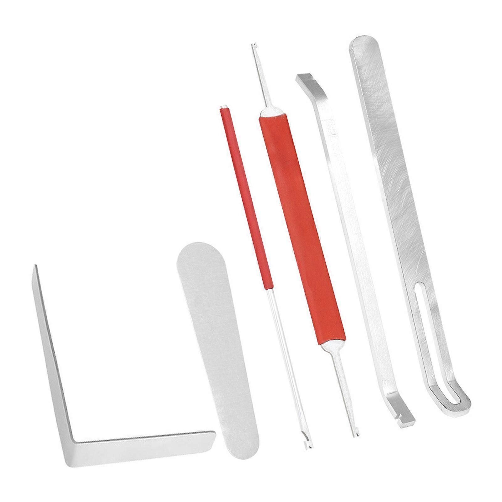 Professional Instrument Maintenance Set Convenient Repair Tool Steel Texture Suitable for Flute Piccolo and Saxophone Multicolor