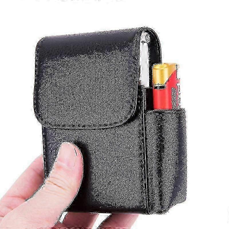 Cigarette Case With Pu Leather, Flip Lighter Bag, Business Card Case