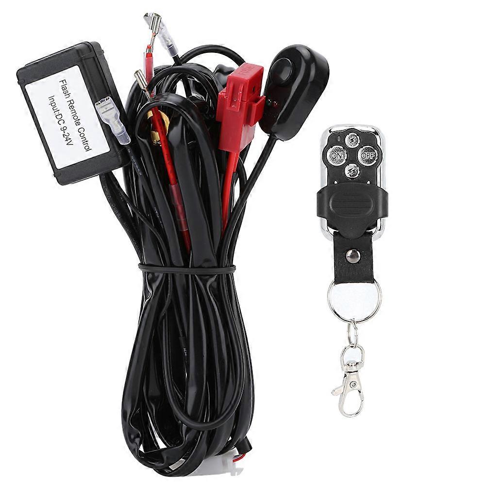 Remote control strobe light switch for ATV with fuse protection