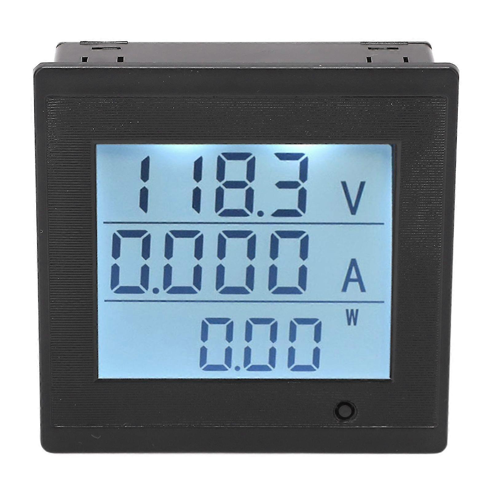 Digital Voltmeter LCD Screen Current Meter DC 6200V Volt Monitor Alarm Function