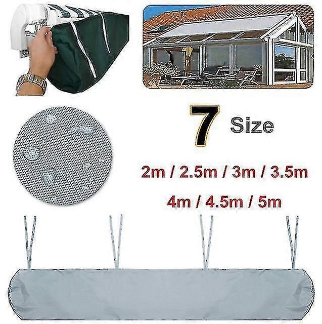 屋外オーニング防水カバー、格納式ローラーブラインド防塵カバー Cy