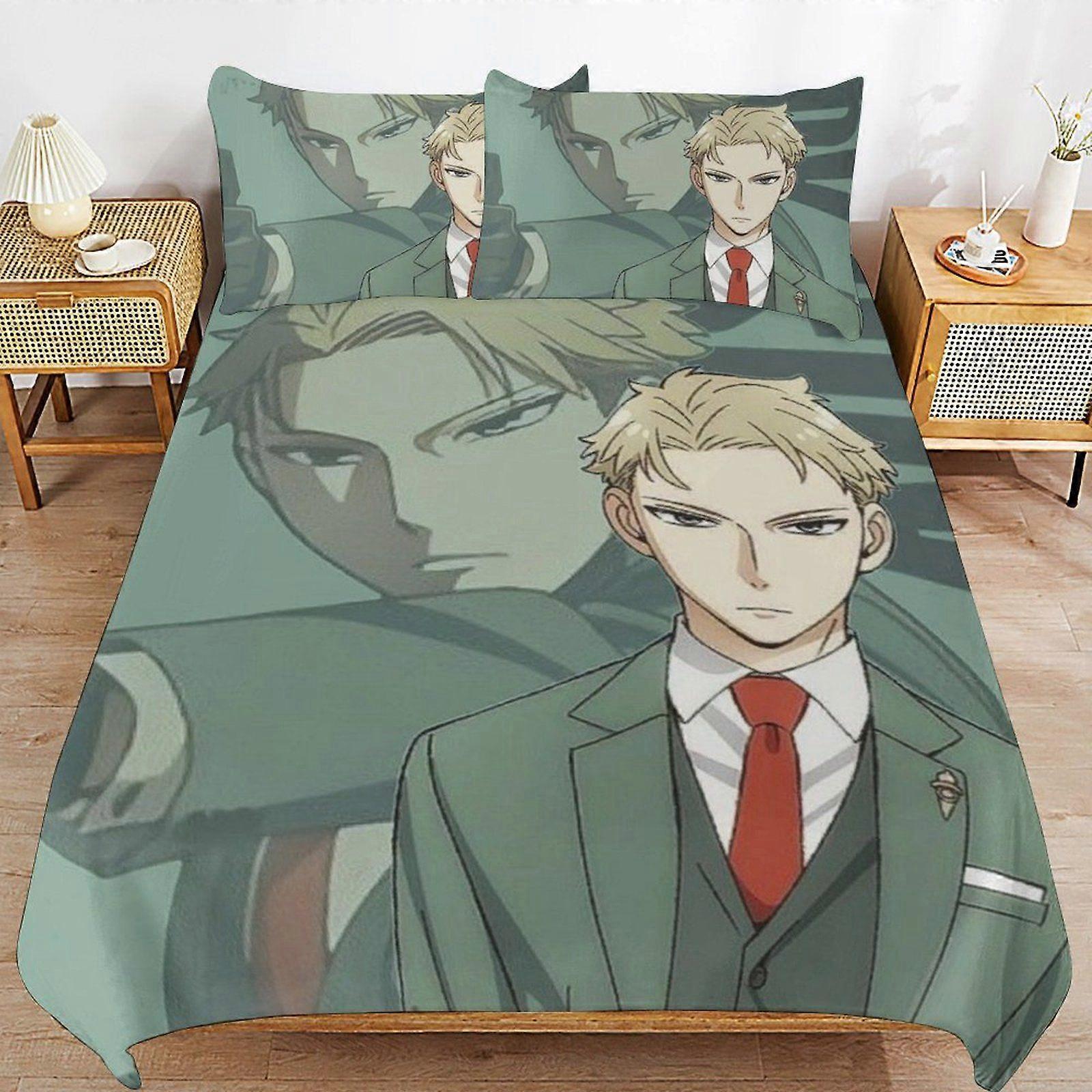 u487 SPYFAMILY Convenient Use Cozy Feel Secure Zip Smooth Threading Duvet Cover Sets Ideal for Home n487