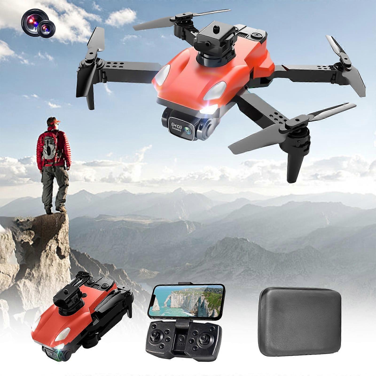Mini Drone for Kids & Adults, Foldable HD 1080P Camera FPV Drone with WiFi, Gesture Control, Obstacle Avoidance, Headless Mode, Cool Lights