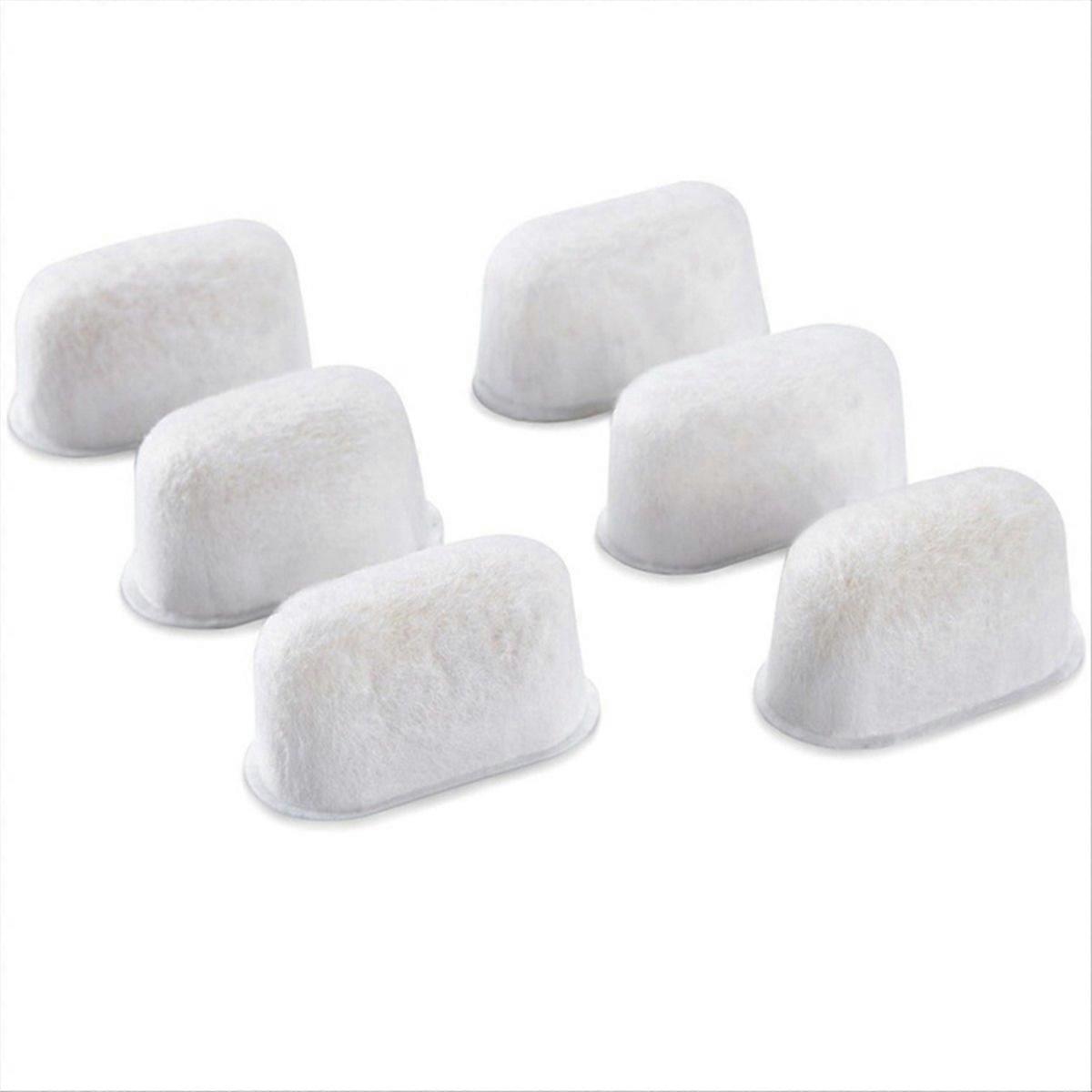Replacement Charcoal Water Filters for ES601 ES701 Espresso Coffee Machine Coffee Activated Carbon Filter 6PCS
