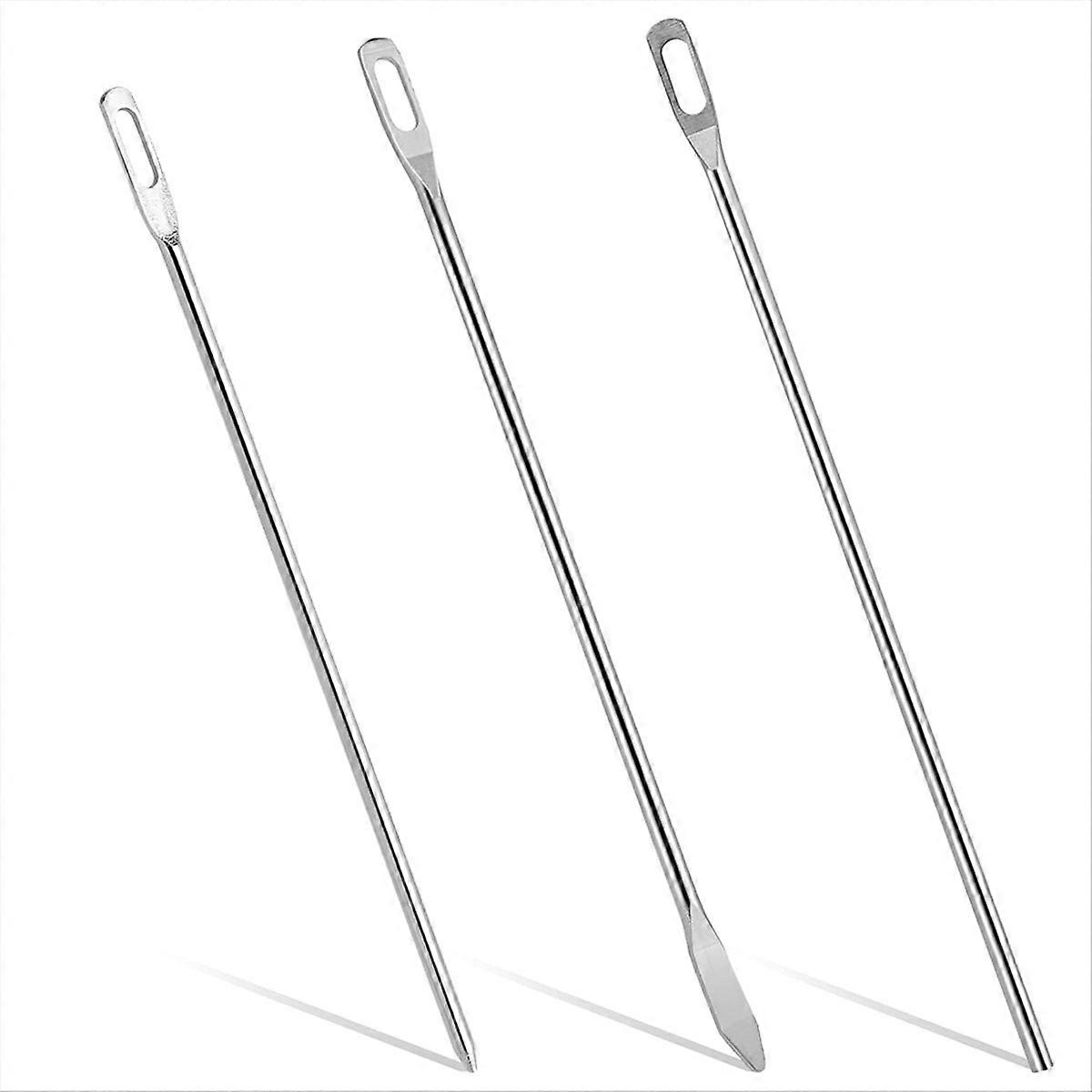 3 Pcs Drawstring Threader Tool Replacement Sewing Needle Metal Quick Threader Rope Flexible Easy Dra