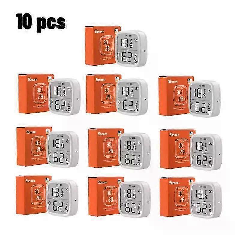 SONOFF SNZB 02d Zigbee Temperature Humidity Sensor SNZB-02D With LCD Screen For EWeLink Zbbridge Pro Alexa Google Home Assistant