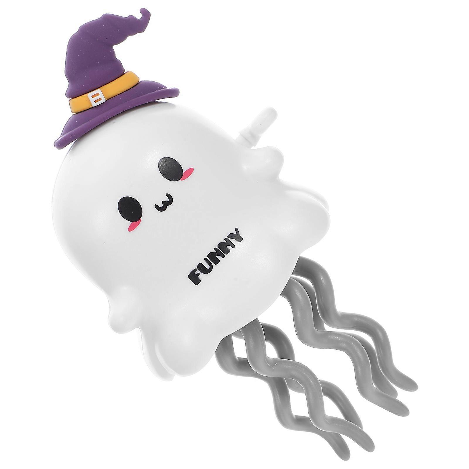 White Toy for Halloween Party with Wind-Up Crawling