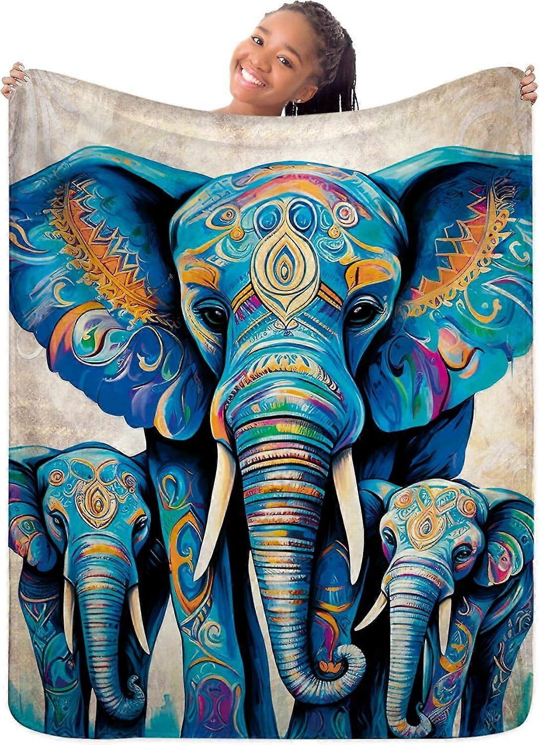 Soft Lightweight Couch Blanket for Home and Travel