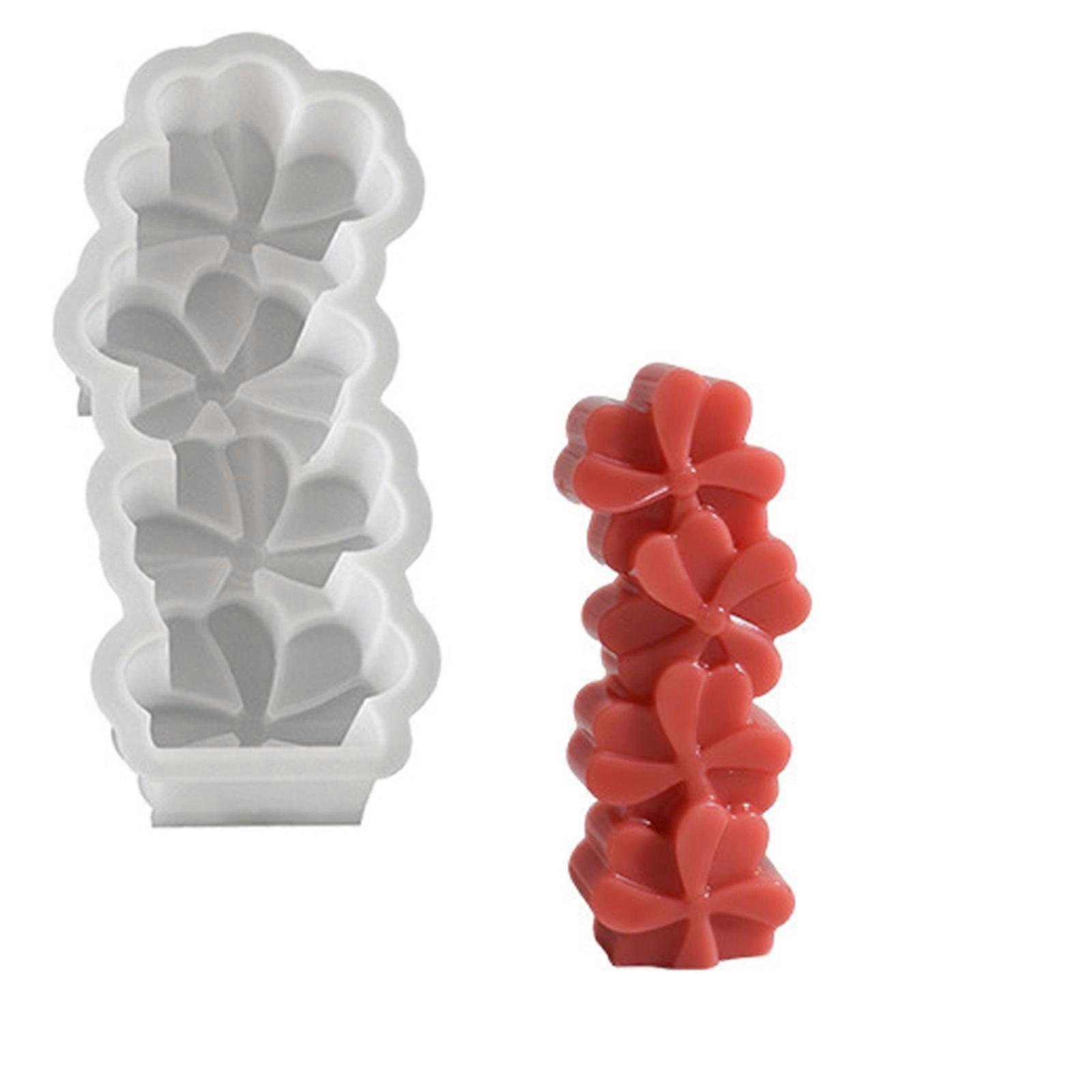 Reusable Multi Purpose Silicone Mold For Projects Heat Resistant Floral Pattern Craft Tool Multicolor