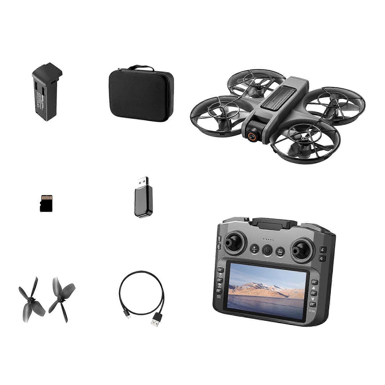 S156 Drone WIFI Profesyonel Havadan Uzaktan Kumandalı Uçak Fotoğrafçılık Çift Kameralı Quadcopter İHA Navigasyon Oyuncak Koyu Gri