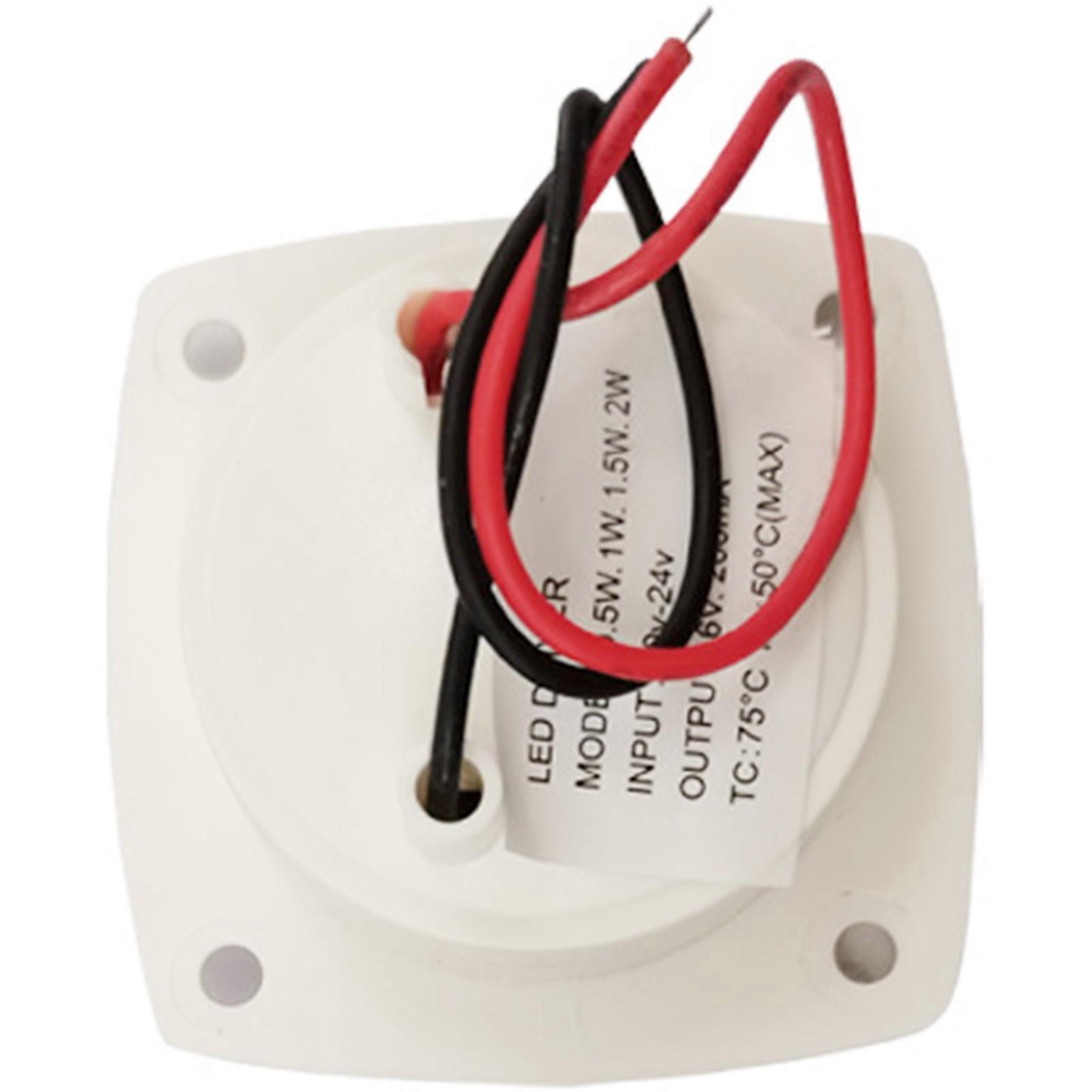 Energy Efficient LED Step Light Plastic Yacht Light Suitable for Boats Providing Multifuntional Use in Tight Spaces  White