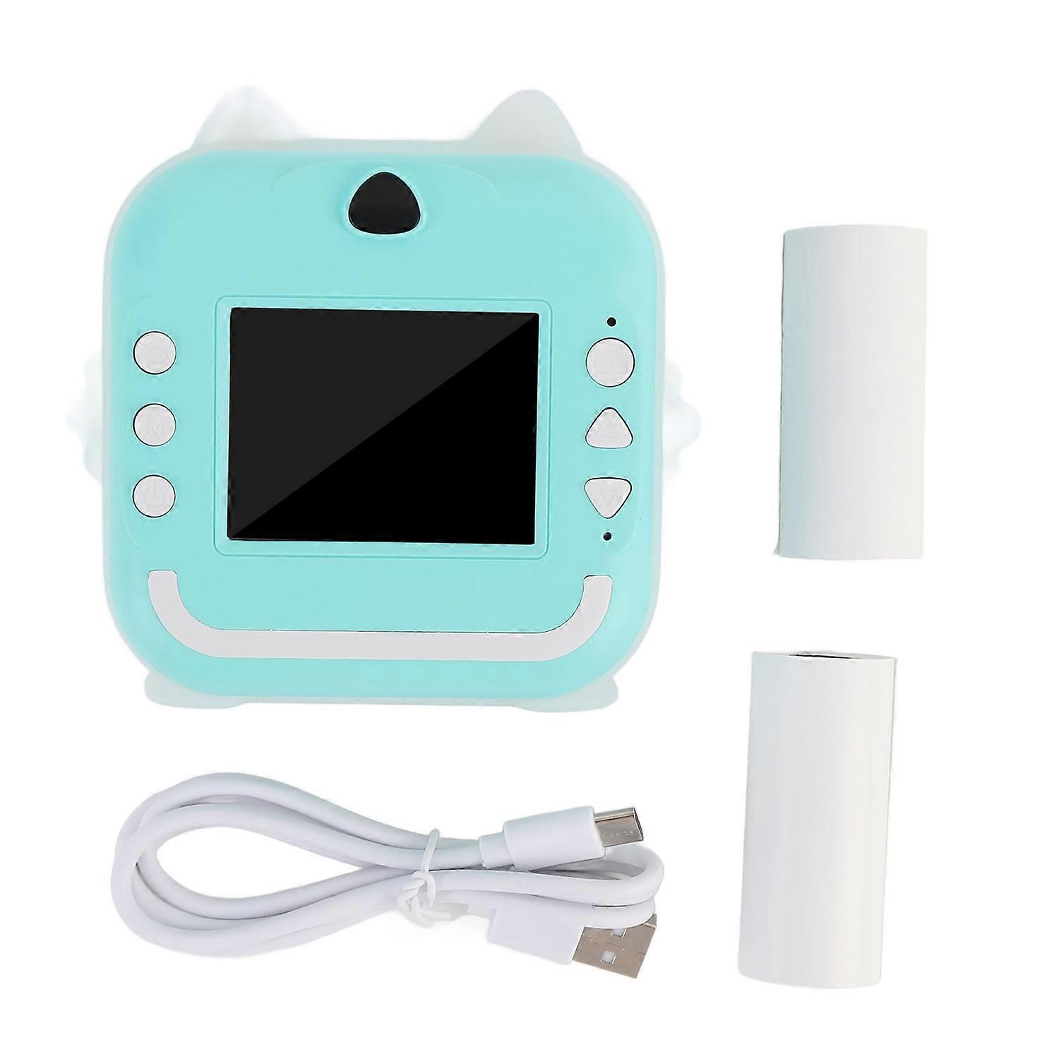 1080P Instant Print Camera with Print Paper 48MP Selfie Digital Camera Thermal Printing 800mAh Batte