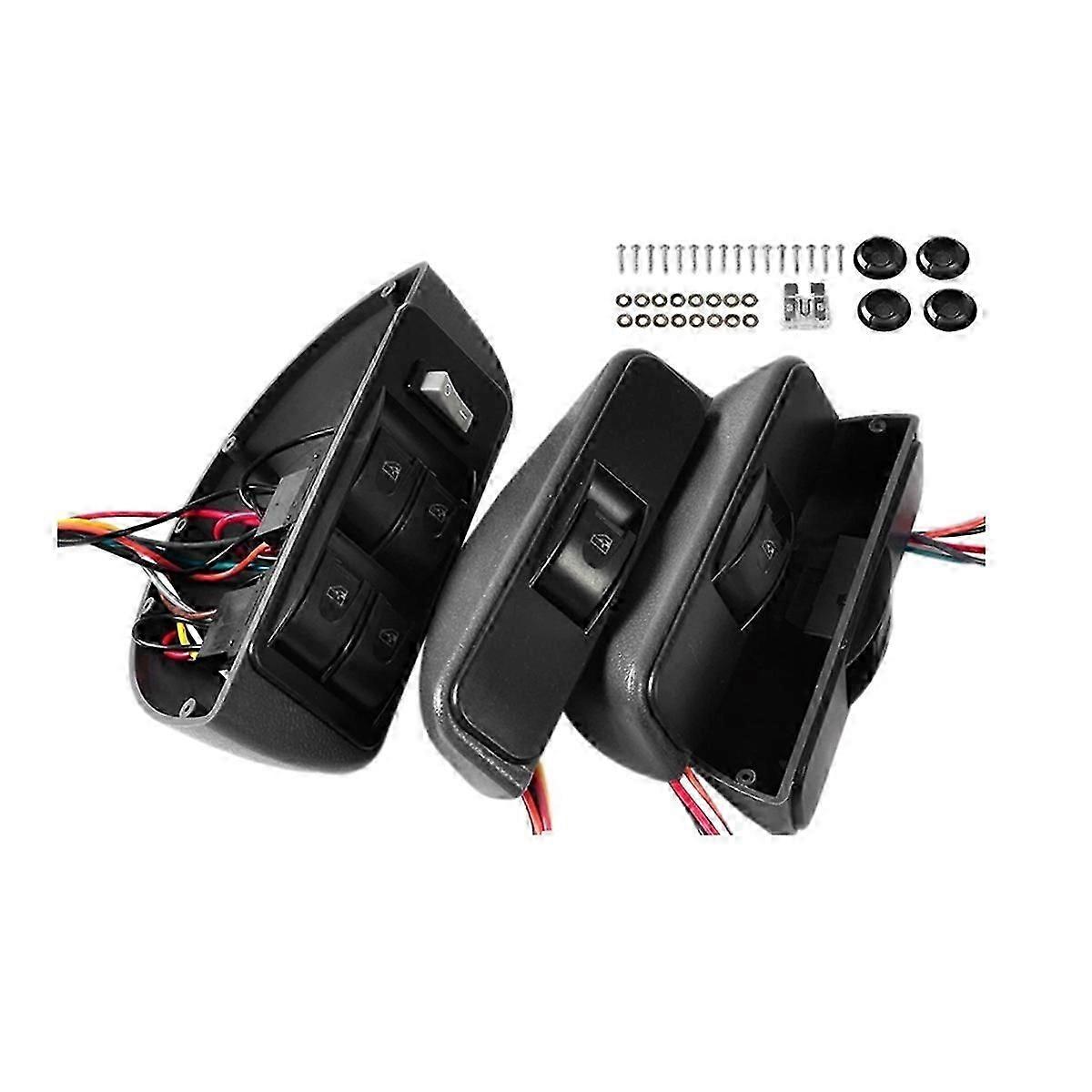 Exquisite 12V Car Universal Crescent Power Window Switch Kit