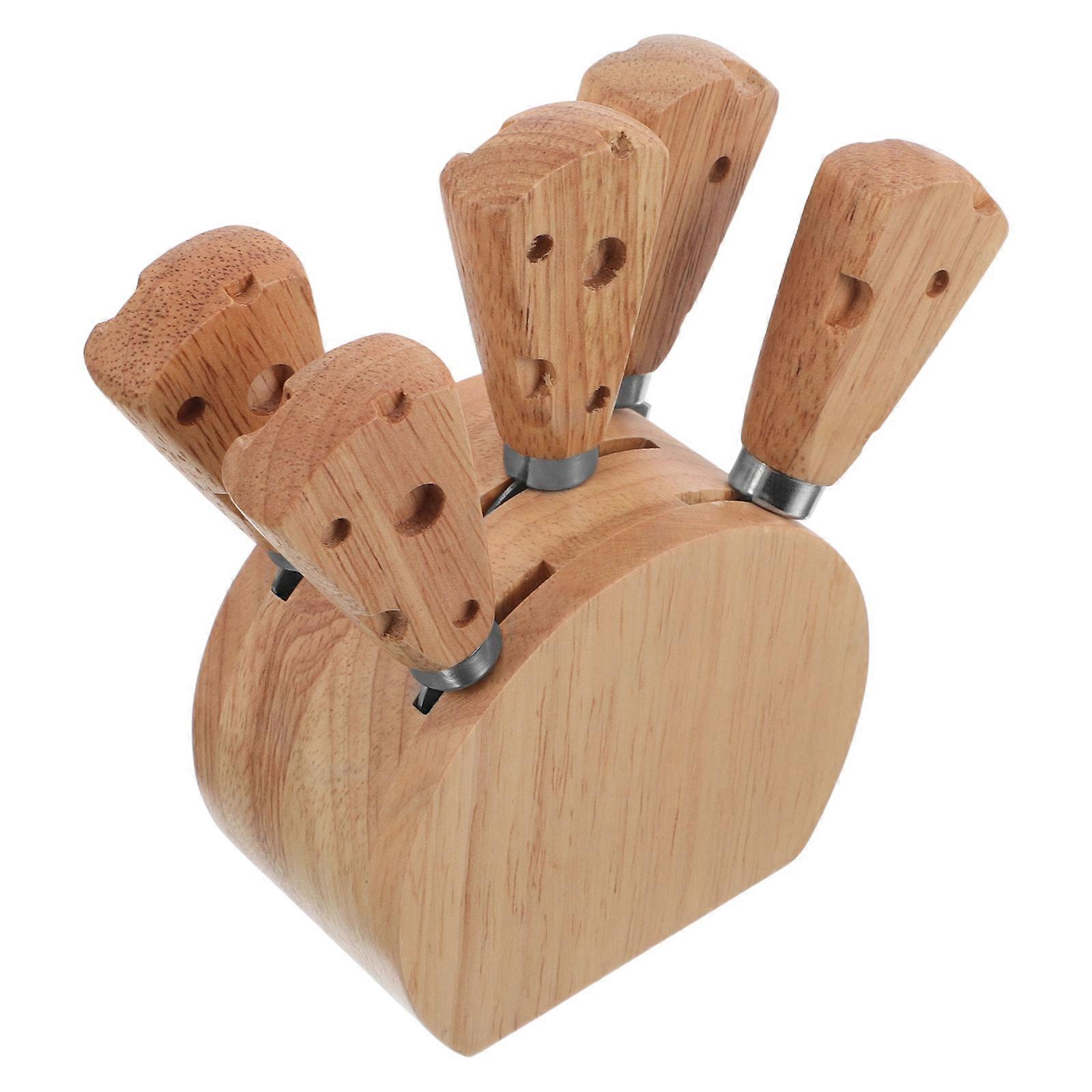 Cutlery Set with Stand for Cheese Serving 1Set Cheese Utensils