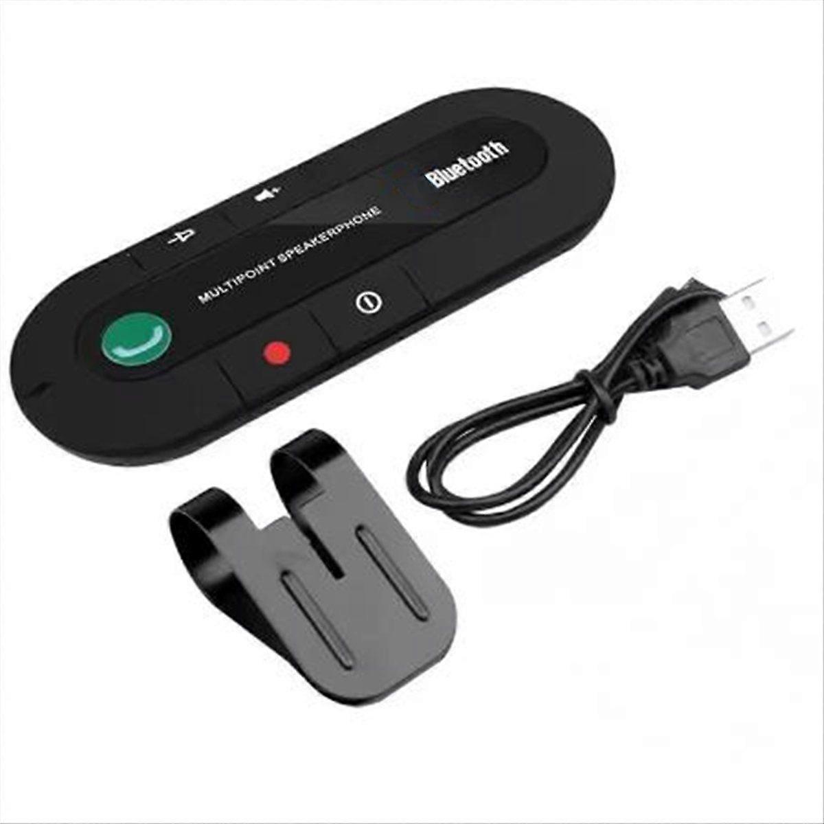 Bluetooth Speaker Handsfree Car Kit Sun Visor Clip Wireless Audio Receiver Speakerphone Wireless St