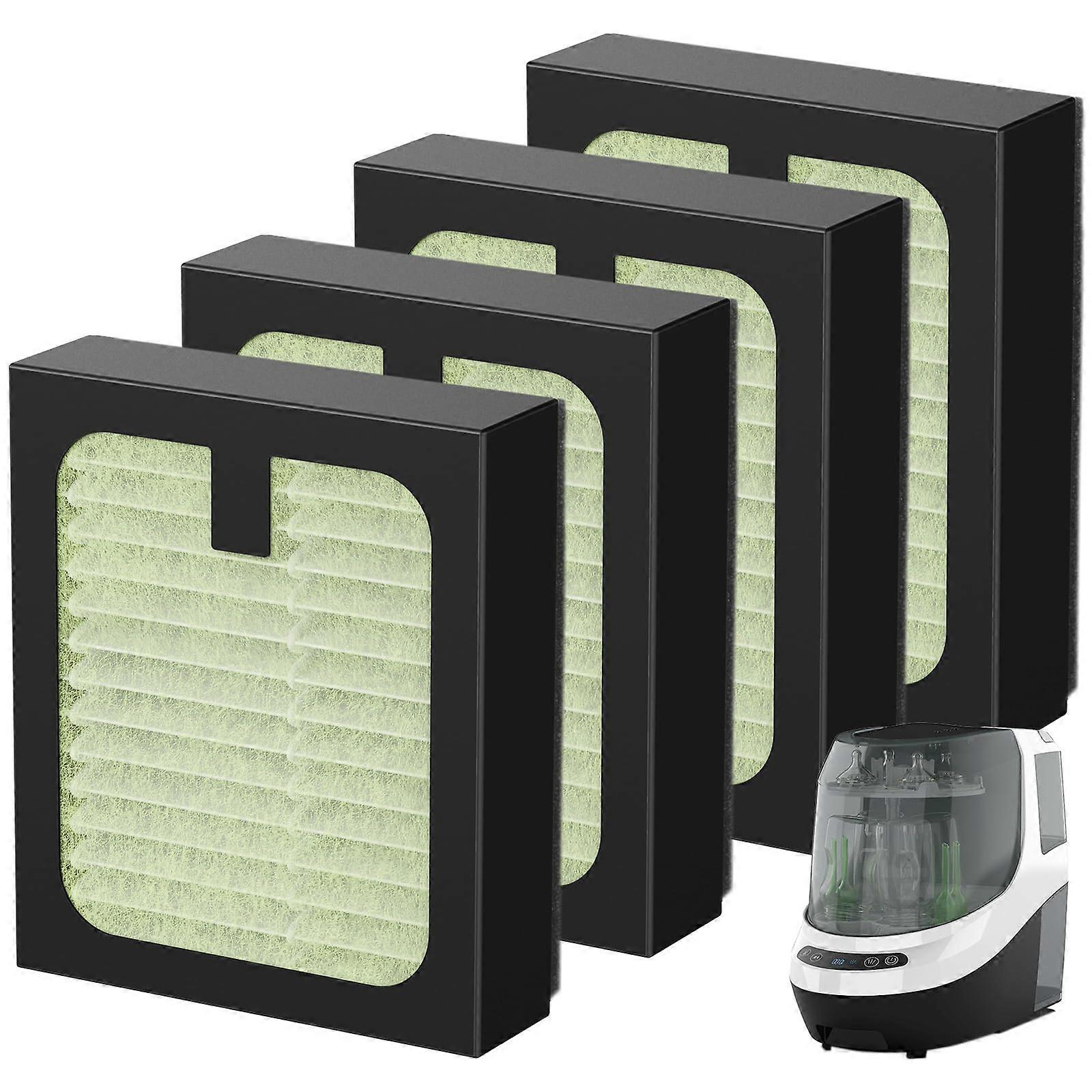 4 Pack HEPA Filter for Bottle Washer Pro, Dust Air Cleaner Replacement