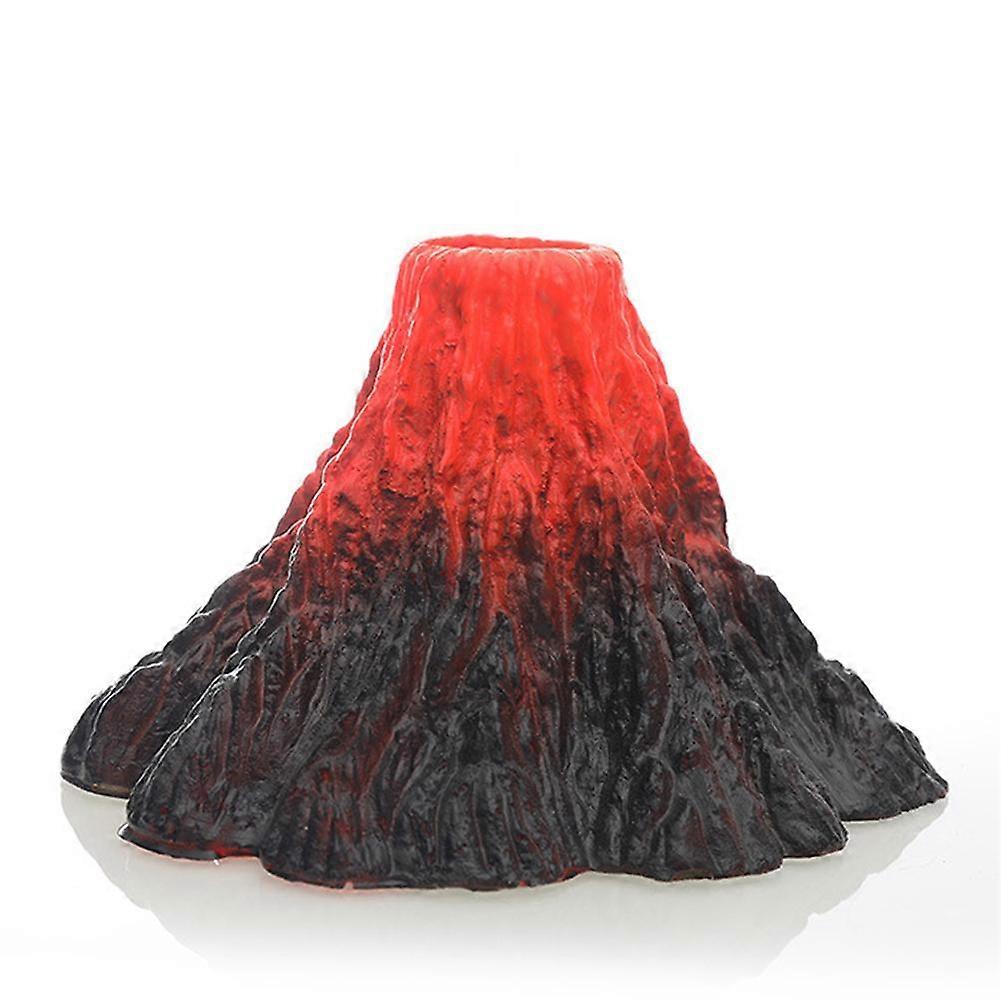Resin Volcano Aquarium Ornament with Multi-Porous Structure for Water Purification and Natural Underwater Ecosystem