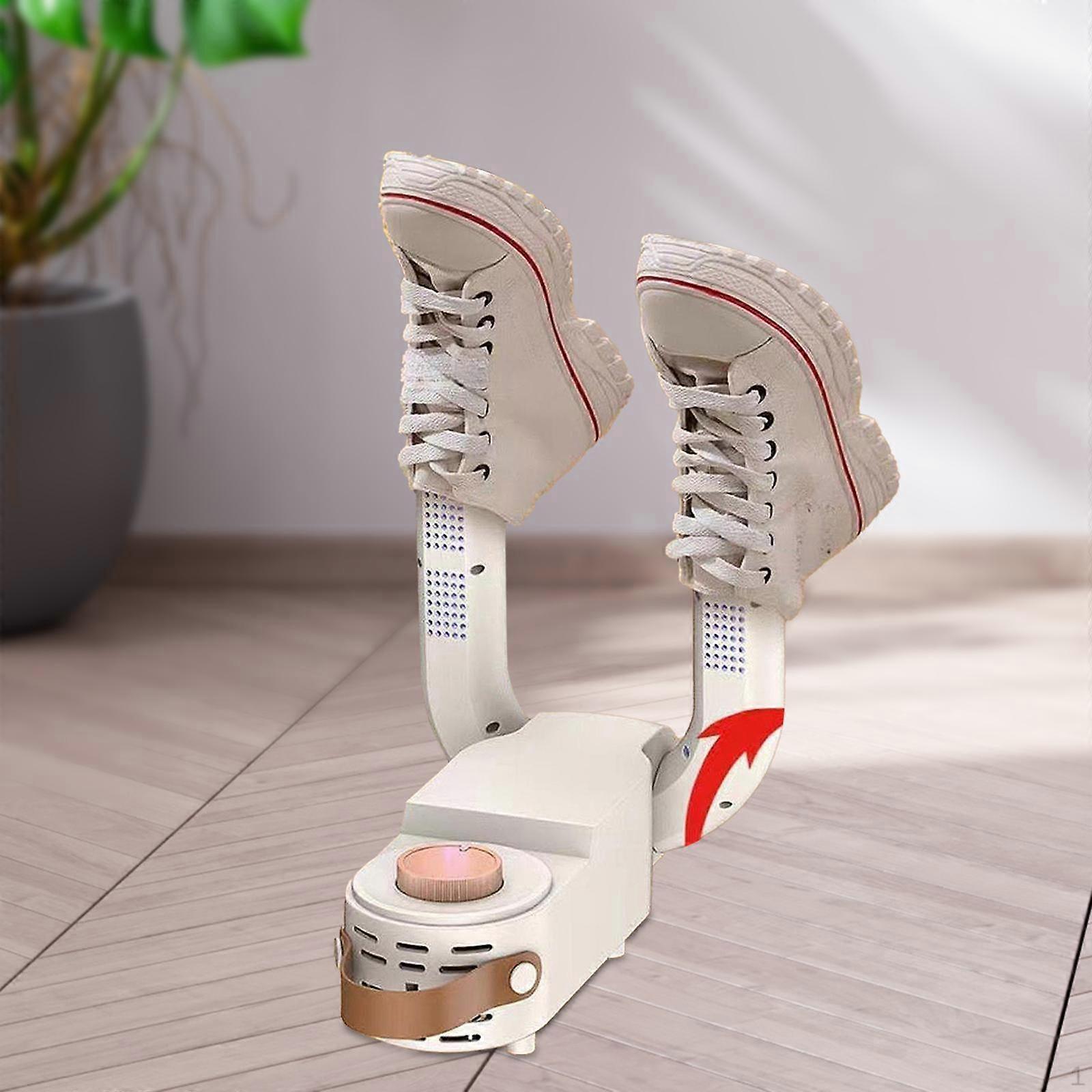 Intelligent foldable shoe dryer with multi-function temperature control, uv