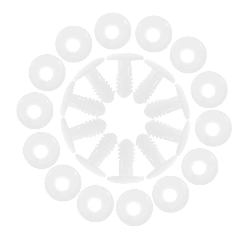 Doll Making Supplies Doll Joint Gasket for Movable Joints 50Sets White Plastic