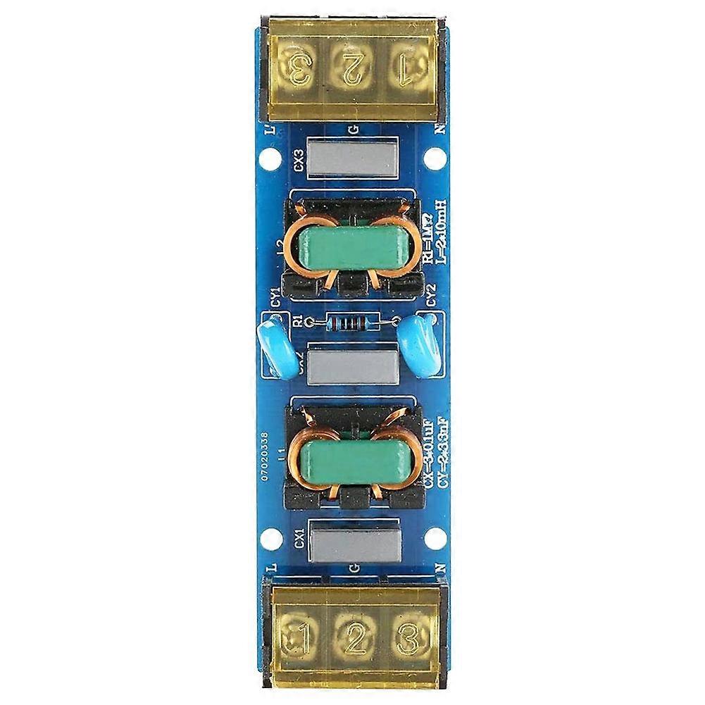 Power EMI Filter Module 25A High Frequency Two-Stage Wave Filter Power Low-Pass Filter Board