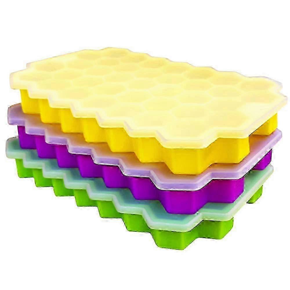 3 Pack Stackable Silicone Ice Cube Trays 25-26
