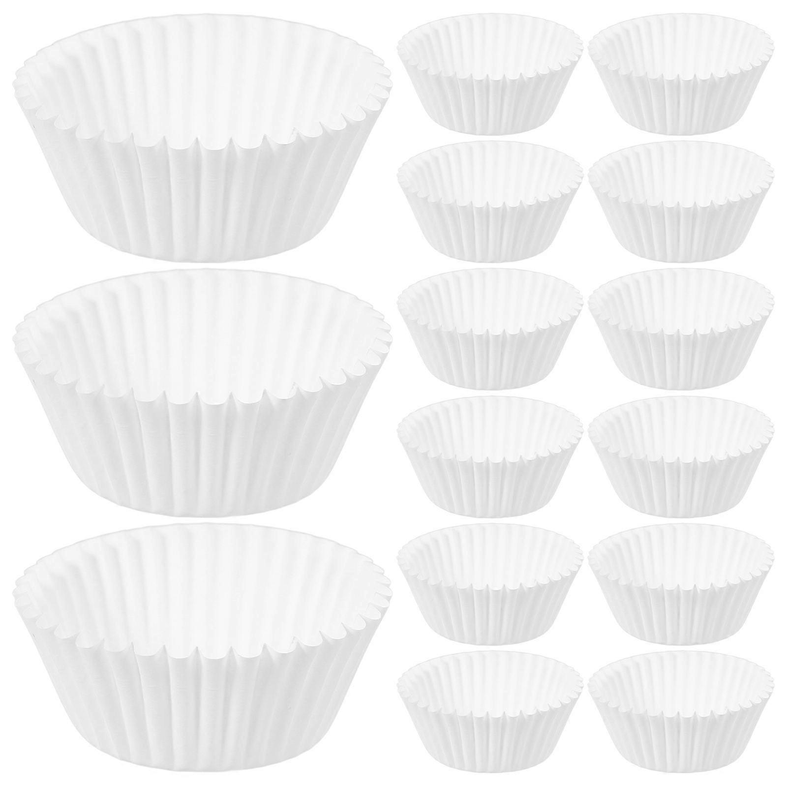 Paper Baking Cups Cupcake Baking Cups for Daily Use 1000Pcs White