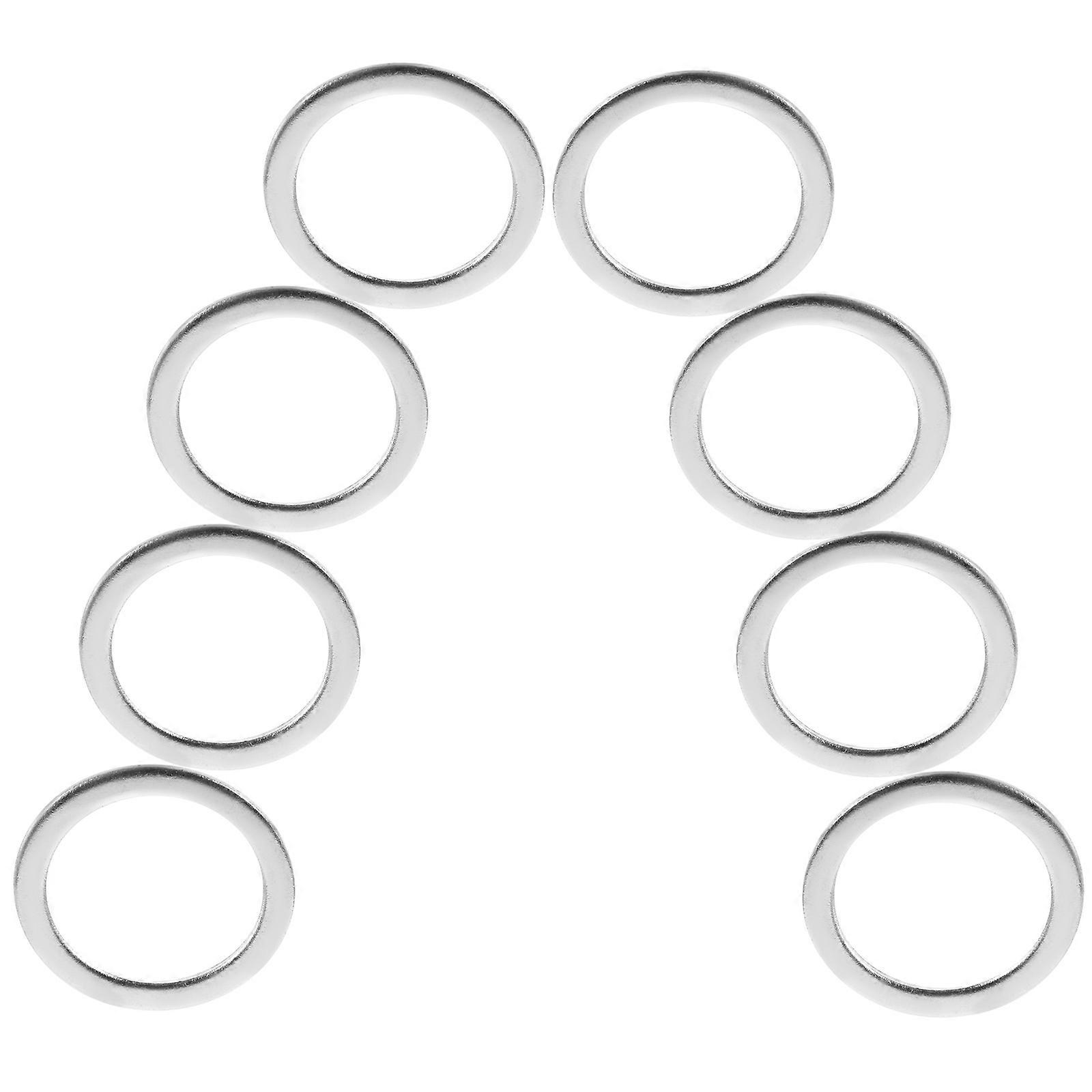 Bike Pedal Washers Stainless Steel Provide Stable Grip Function 8Pcs