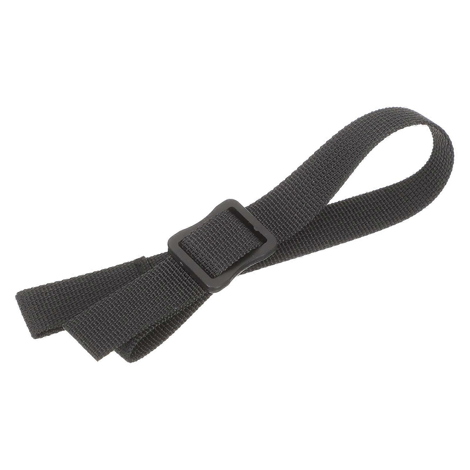 Black Hockey Chin Strap Made of Polyester for Adjustable Design Easy to Install 1 Set